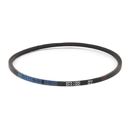 D&D SPA1000 Metric V-Belt, 1000mm Outside Length, 13 mm Top Width, 10 mm Thickness, 1 Ribs SPA1000